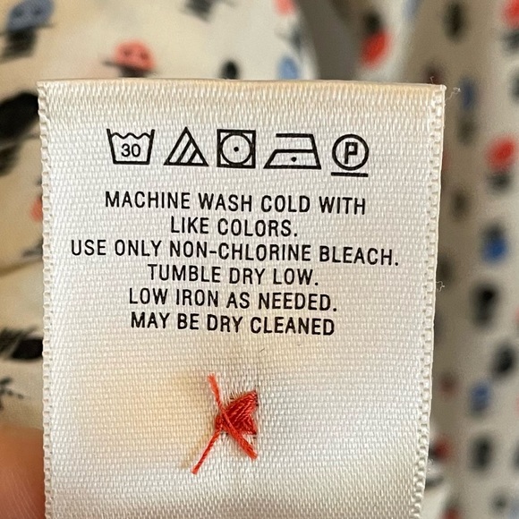 Anthropologie Maeve Calia Top Hat Pintuck Blouse, Size 2 - Picture 9 of 10